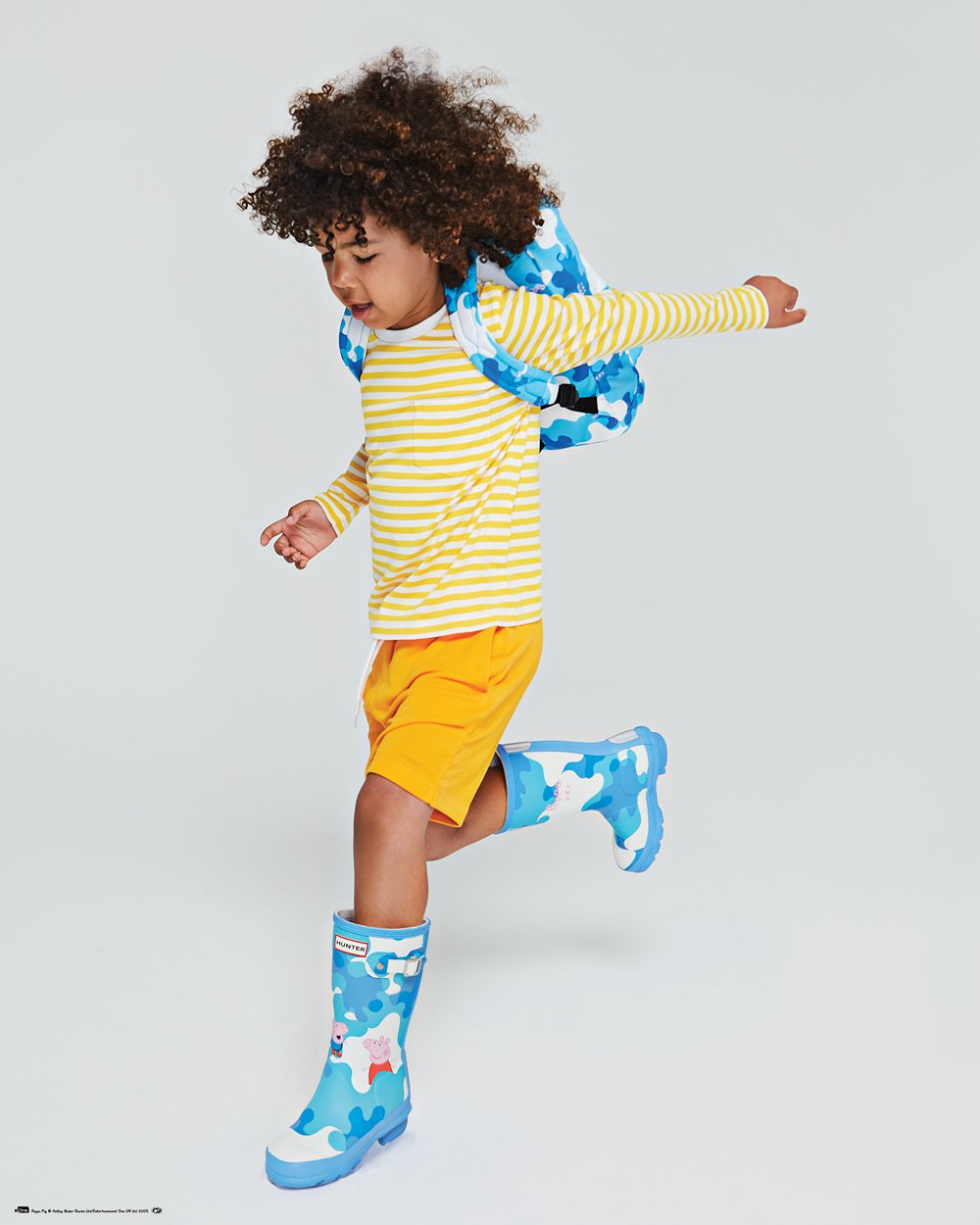 Hunter Niños Original Little Peppa Pig - Botas de Lluvia Azules - 270-VTXORY